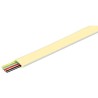 CABLE TELEFONICO PLANO 4 VIAS MARFIL