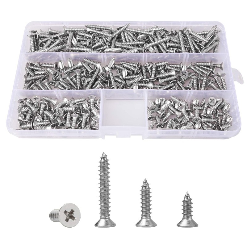 KIT TORNILLO AUTORROSCANTE 600u 12-16-20