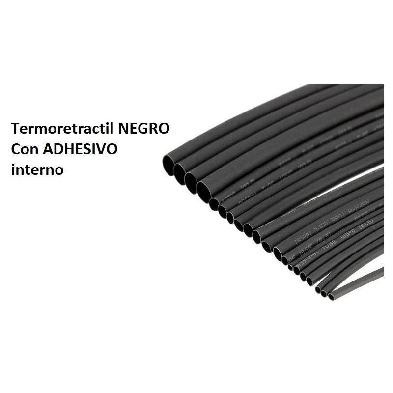 TERMORETRACTIL 30,0mm CON ADHESIVO NEGRO