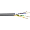 CABLE UTP CAT6 FLEXIBLE GRIS PVC