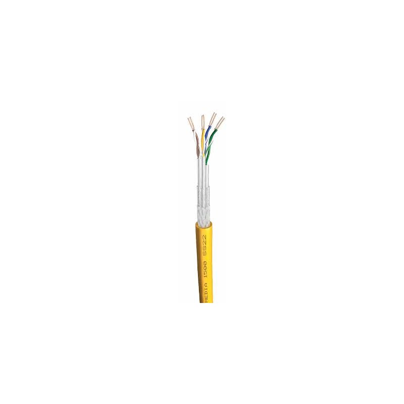 CABLE SFTP CAT8 RIGIDO 2G AMARILLO LSZH