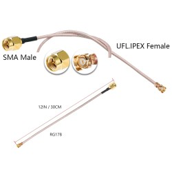 CABLE UFL U.FL-SMA MACHO 30cm