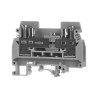BORNA CARRIL DIN 1 POLO PASO GRIS 10mm
