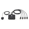 KVM SWITCH 4x4 USB 2.0 ATEN US424-AT