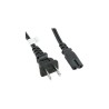 CABLE ALIMENTACION USA-FORMA 8 1,8M NEGR