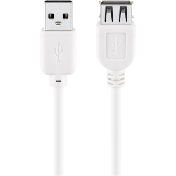 CABLE USB A 2.0 M-H 3MTS...