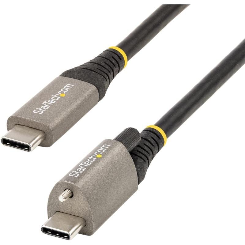 CABLE USB C M-M 1M con TORNILLO V3.2 5A