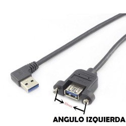 CABLE USB A 3.0 M CODO-H...
