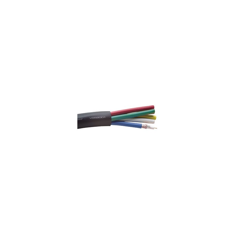 CABLE VGA 5COAXIALES PENTACOAX 9,5mmNEGR