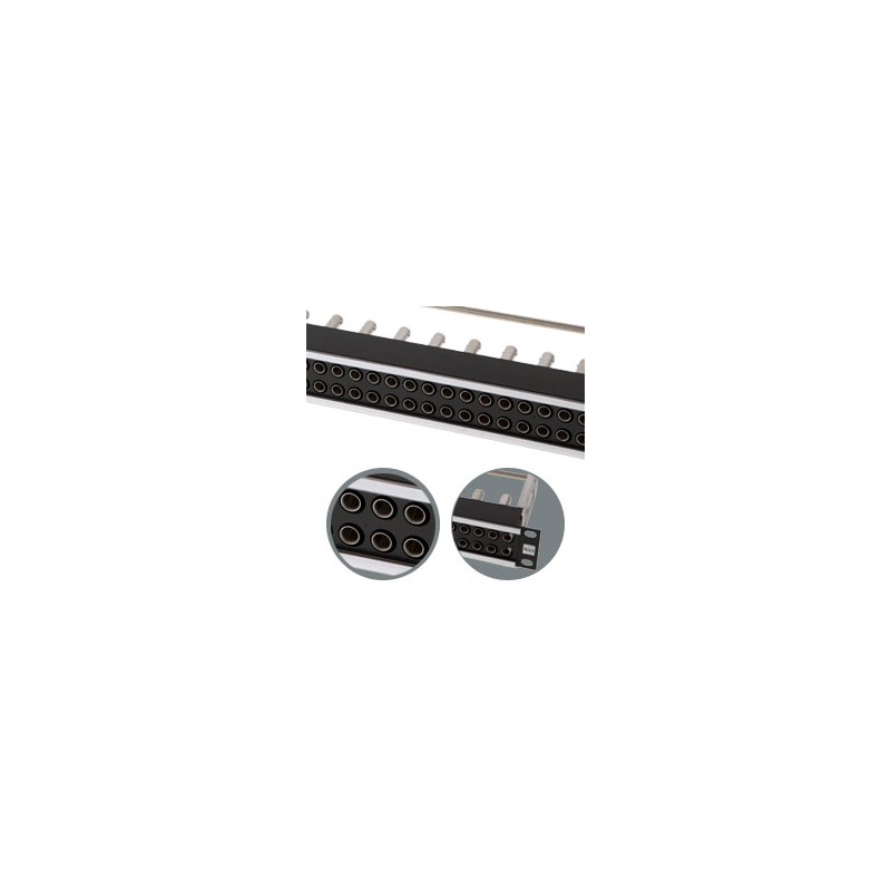 PANEL VIDEO JACKFIELD 19" 1U 2x20 UHD12G
