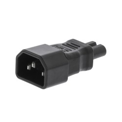 ADAPTADOR C14 MACHO-C7 FORMA 8 HEMBRA RE