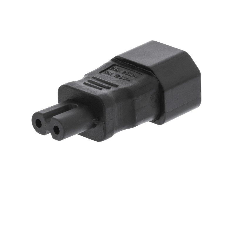 ADAPTADOR C14 MACHO-C7 FORMA 8 HEMBRA RE