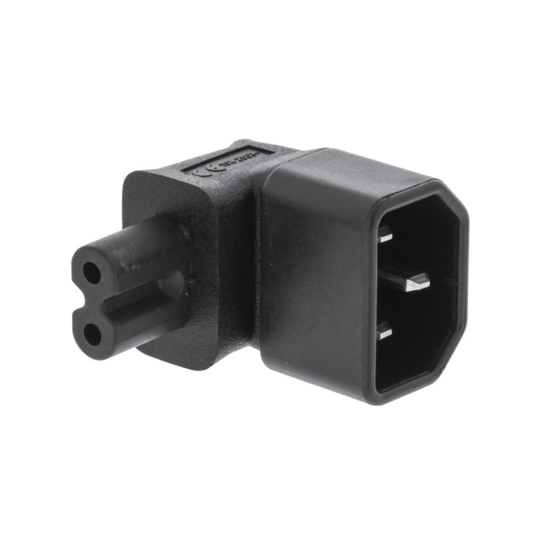 ADAPTADOR C14 MACHO-C7 FORMA 8 HEMBRA 90