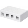 CAJA CONCENTRACION 4xRJ45 KEYSTONE VACIA