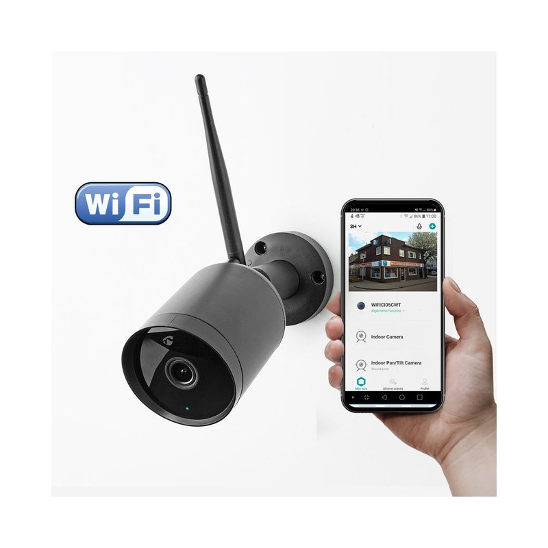 CAMARA WIFI 1080P IP65 CLOUD/MICRO SD 12