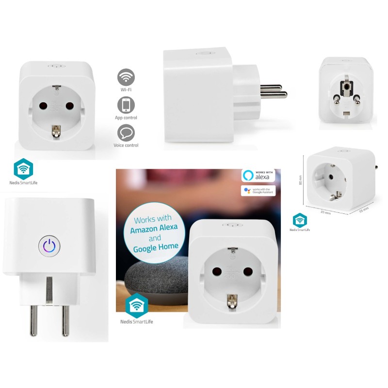 ENCHUFE 220V CONTROL POR WIFI 3680W