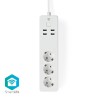 REGLETA WIFI 3 TOMAS SCHUKO+INT+4xUSB BL
