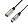 CABLE AUDIO XLR3 M-H 0,5MTS NEGRO