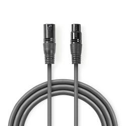 CABLE AUDIO XLR3 M-H 20MTS...