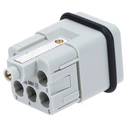 CONECTOR 6 PINES MACHO HARTING HAN Q
