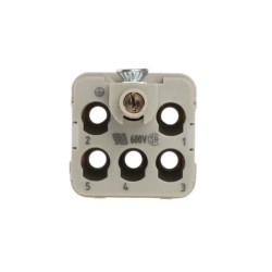 CONECTOR 6 PINES HEMBRA HARTING HAN Q