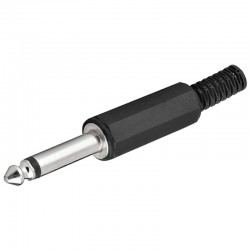 CONECTOR JACK M 6,35mm MONO...