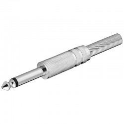 CONECTOR JACK M 6,35mm MONO...