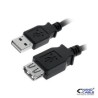 CABLE USB A 2.0 M-H 1,8MTS NEGRO