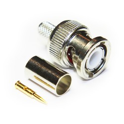CONECTOR BNC MACHO RG223 CRIMPAR