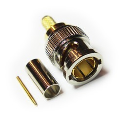 CONECTOR BNC MACHO 0.6/2.8 UHD 12G