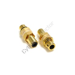 ADAPTADOR RCA H-H  PANEL ROJO