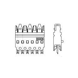 BLOQUE CONEXION 110XC 4 PARES