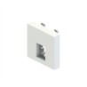 MODULO 45x45 1xRJ45 SIN G-POLVO KEY BLAN