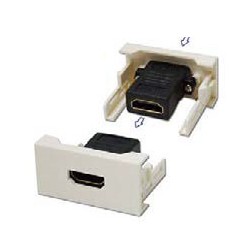 MODULO 45X22,5 CONECTOR HDMI H-H RECTO