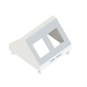 MODULO 45x45 2xRJ45 SIN G-POLVO KEY 45º