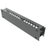 PASAHILOS 19" CON TAPA 4 TETONES 2U 6cmN