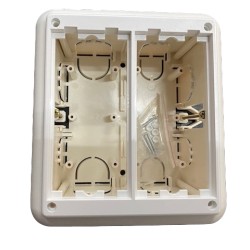 CAJA EMPOTRAR DE MECANISMOS 2 MODULOS