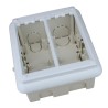 CAJA EMPOTRAR DE MECANISMOS 2 MODULOS