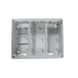 CAJA SUPERFICIE DE MECANISMOS 3 MODULOS