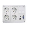 CAJA SUPERFICIE DE MECANISMOS 3 MODULOS