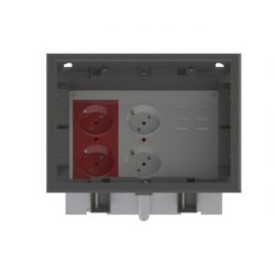 CAJA DE EMPOTRAR SUELO 3 MODULOS