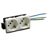 SCHUKO DOBLE PERFIL PLUS BLANCO