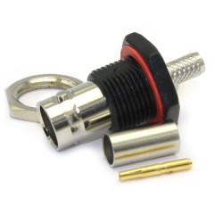 CONECTOR BNC HEMBRA 0.6/2.8 3G PANEL CRI