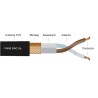 CABLE MICRO 2VIAS+PANT.REDONDO 5,4mmNEGR