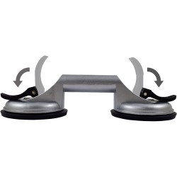 VENTOSA DOBLE PROFESIONAL 100KG ALUMINIO