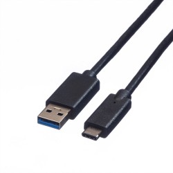 CABLE USB 3.1 TIPO A M-USB C M 1M NEGRO