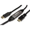 CABLE DISPLAYPORT M-HDMI MACHO 10M AMPLI