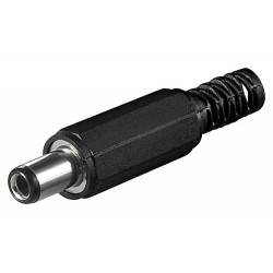 CONECTOR JACK ALIMENTACION M 2,5x5,5x9mm