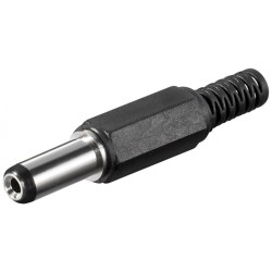 CONECTOR JACK ALIMENTACION M 2,1x5,5x14m