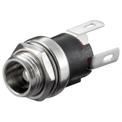 CONECTOR JACK ALIMENTACION H 2,5 CHASIS
